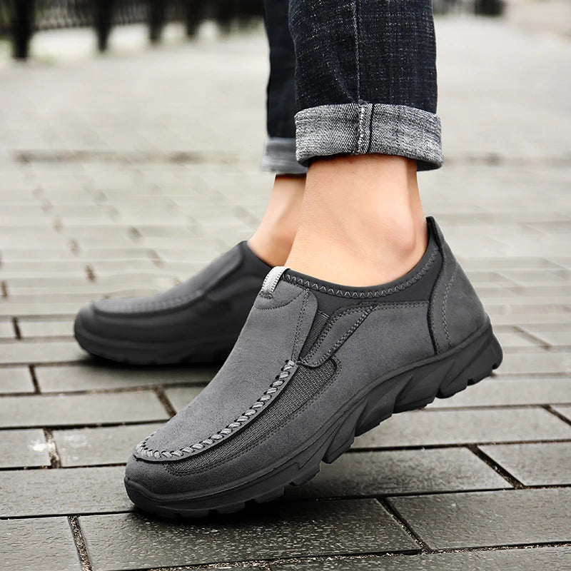 Chaussures Slip-on en Cuir PU - Homme