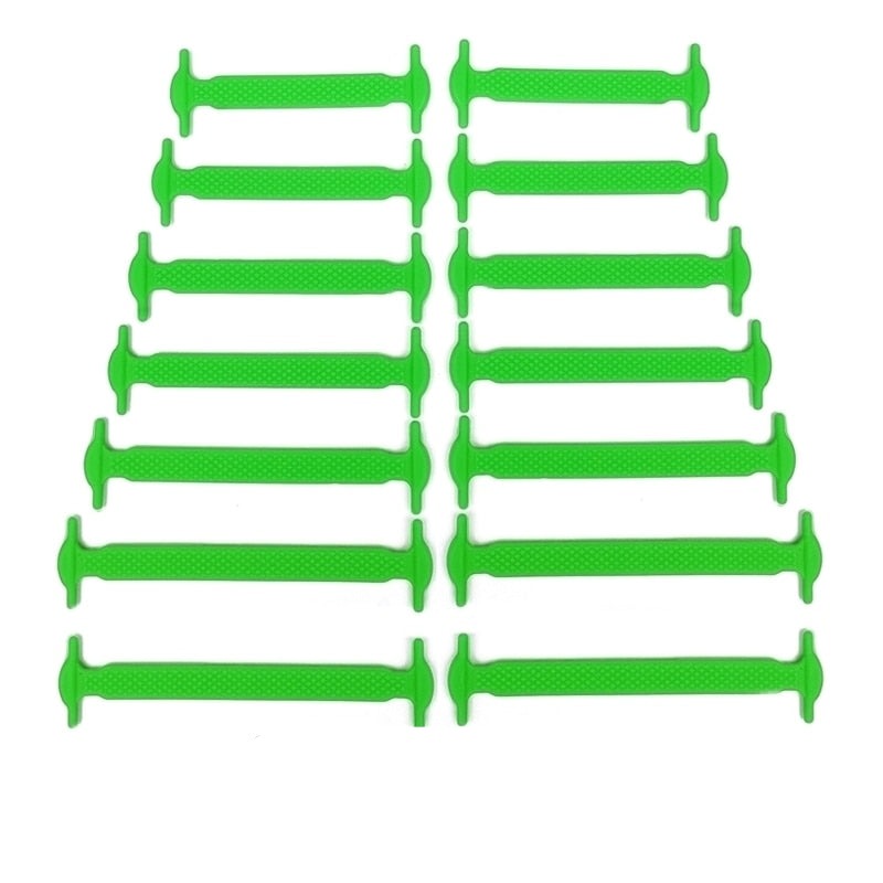QUICK LAZY SHOELACE - 14x Lacets en silicone sans laçage