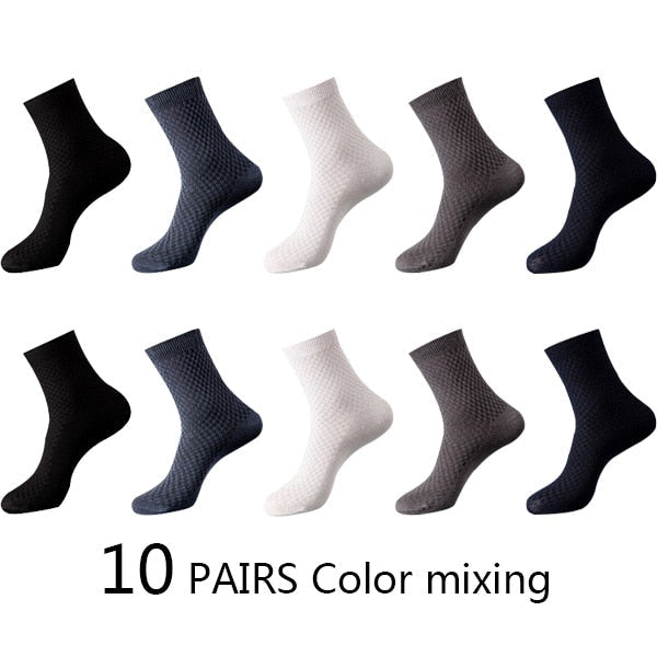 Chaussettes Fibre de Bambou - Lots de 10 Paires