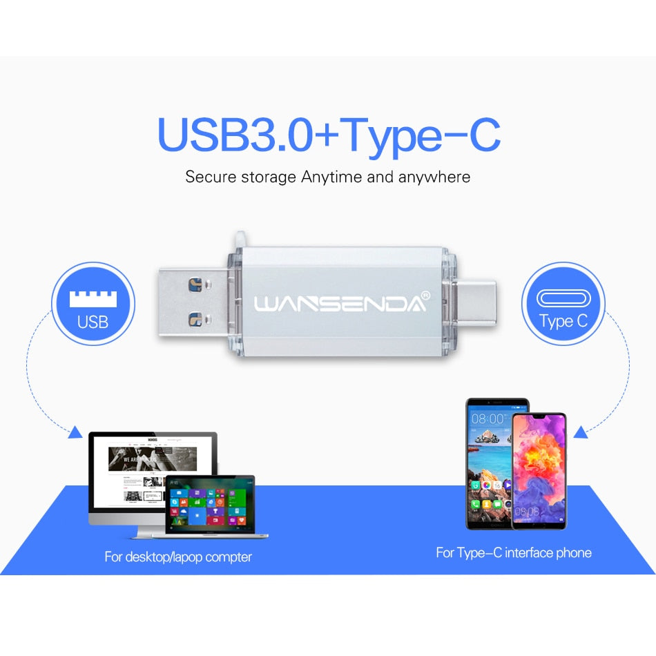 Clé USB 3.0 64GO Multifonctions