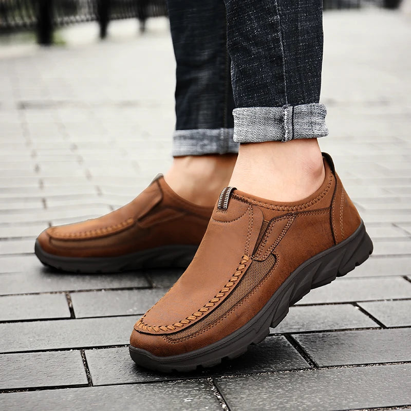 Chaussures Slip-on en Cuir PU - Homme
