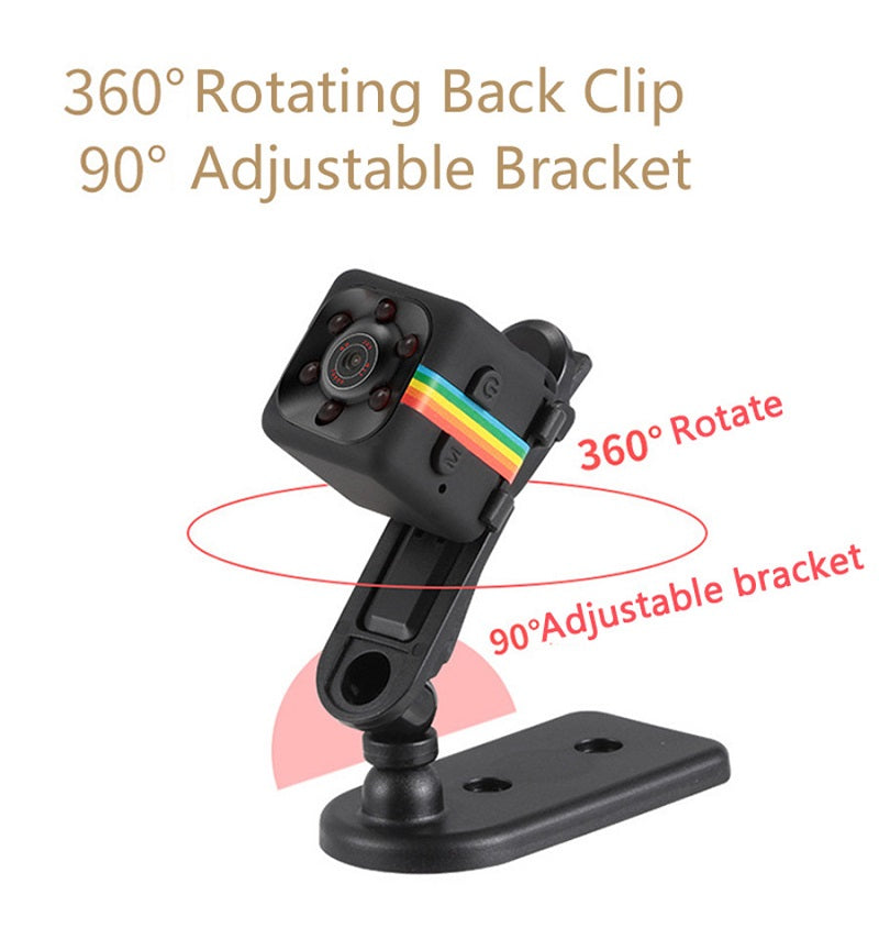 Mini caméra discrète + carte SD 16 Go