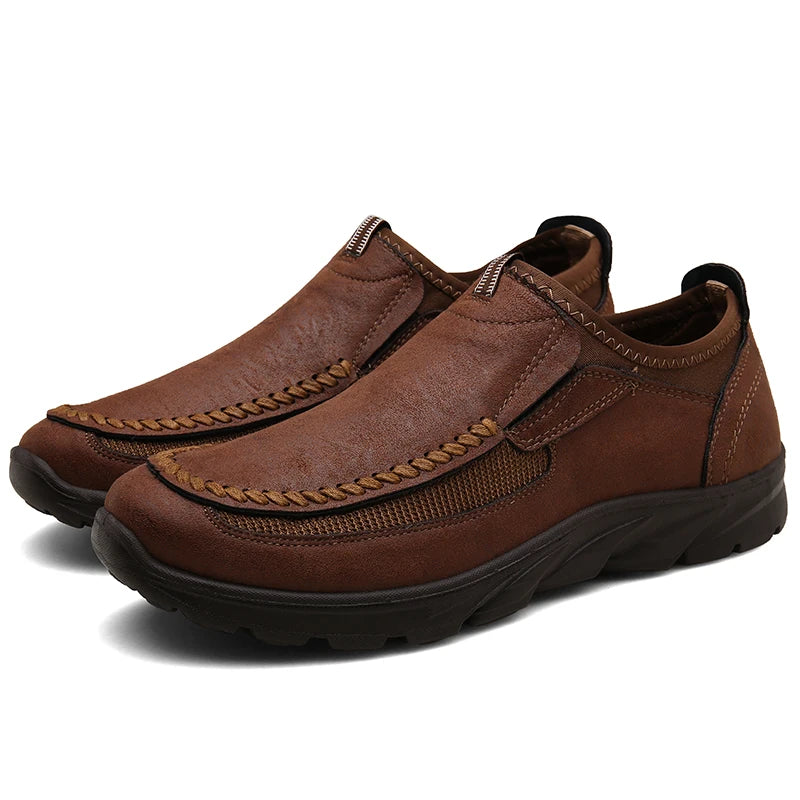Chaussures Slip-on en Cuir PU - Homme