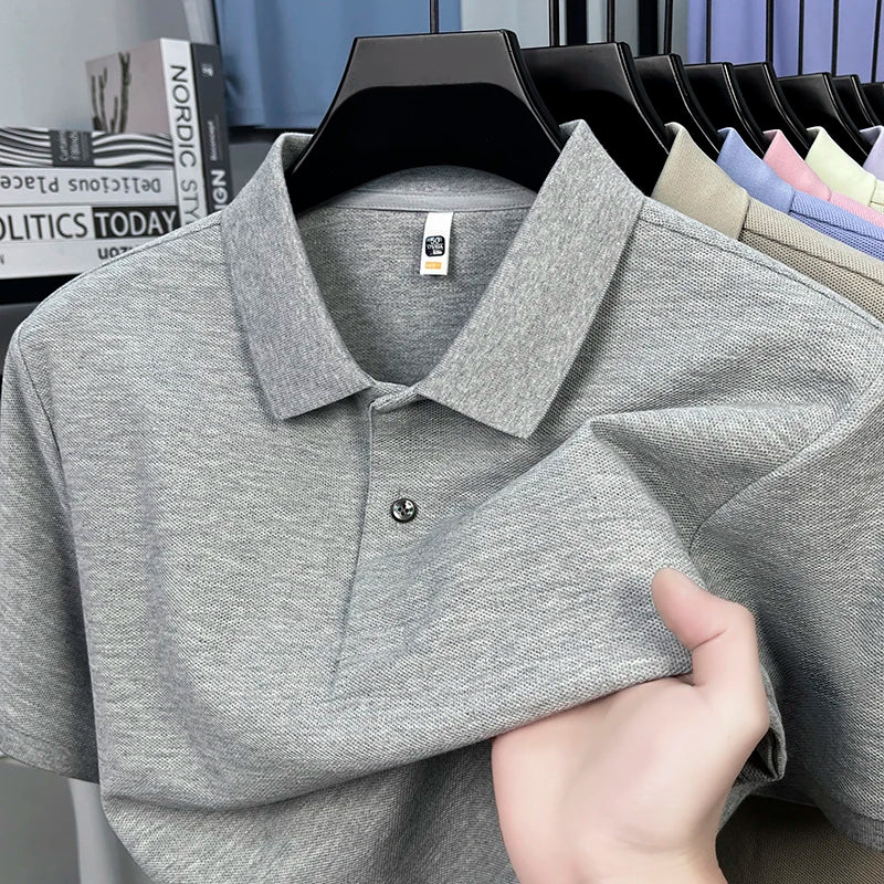 Polo Casual Chic en Coton Respirant Style Golf - Homme