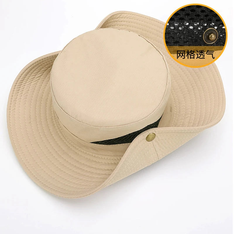 Chapeau anti-UV UPF50+ — Respirant et confortable