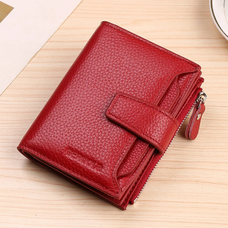 Portefeuille RFID en Cuir PU Grande Capacité