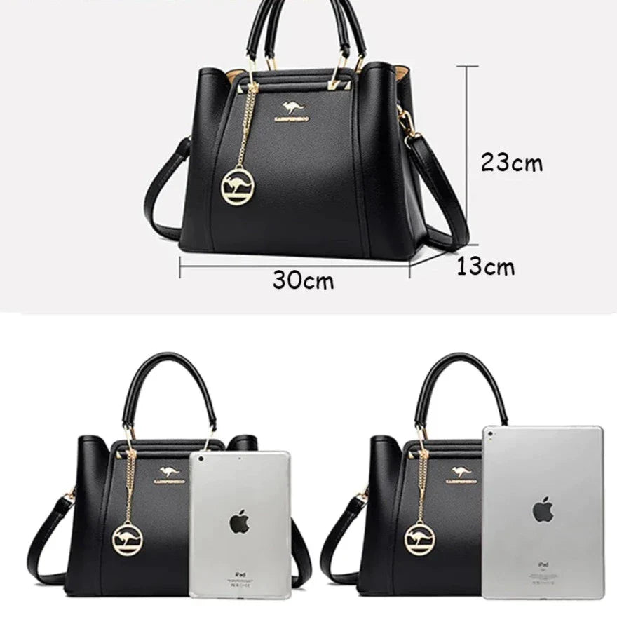 Sac à main PREMIUM en cuir souple pour femmes