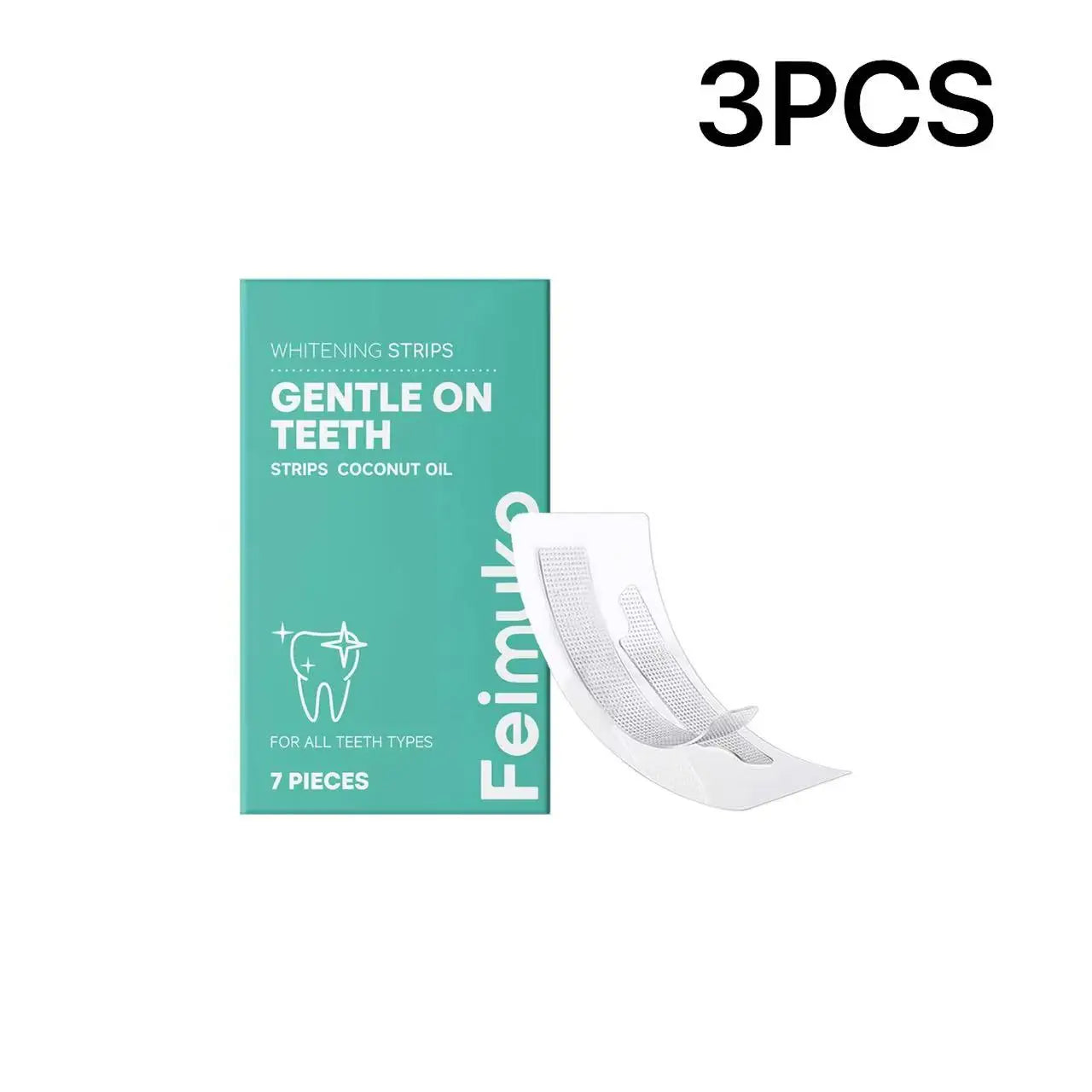 Bandes Blanchissantes Dents à l’Huile de Coco – Réduction des Taches et Soin Dentaire à Domicile