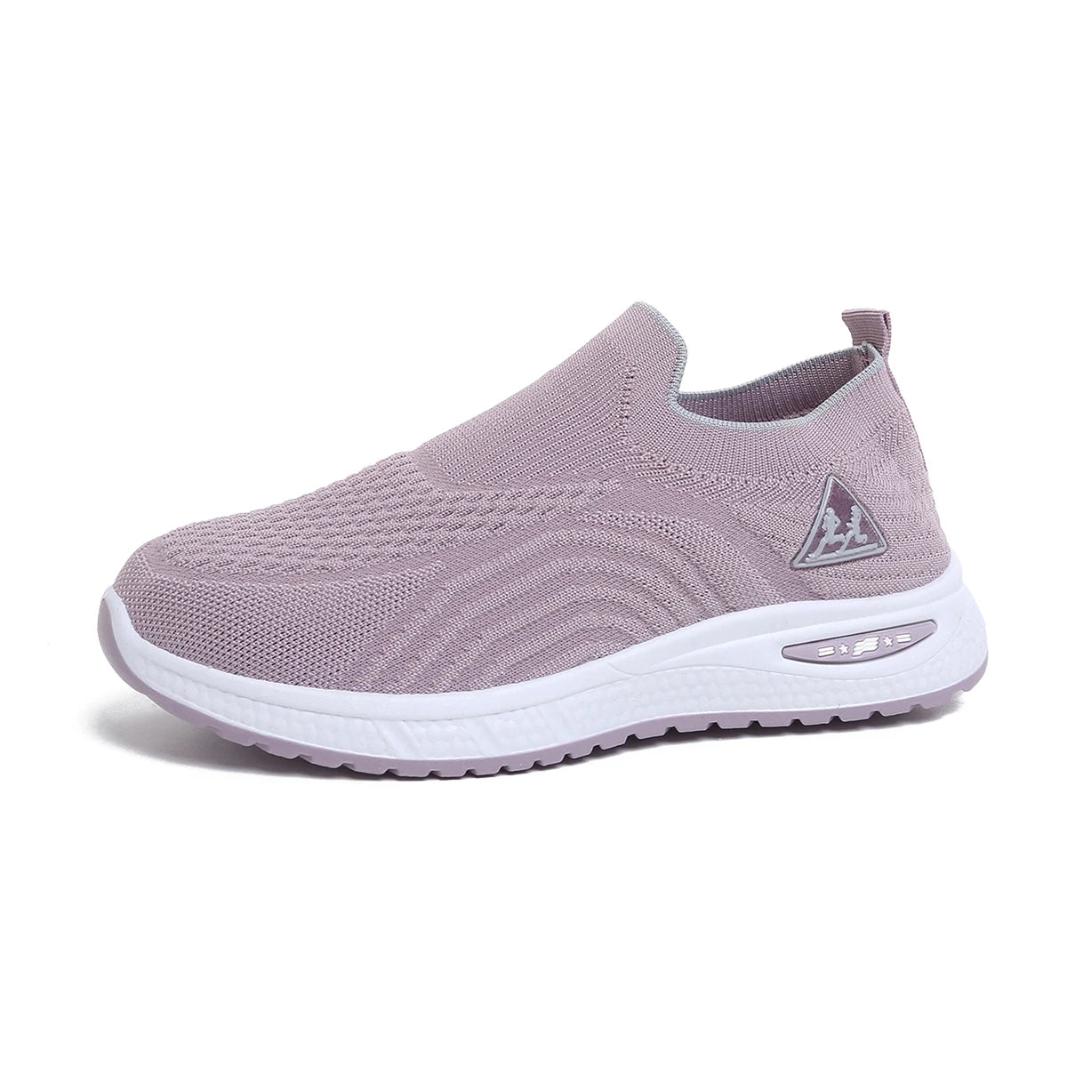 Baskets Femme à Enfiler en Maille Respirante – Sans Lacets, Semelle Épaisse & Légère – Idéales pour la Marche