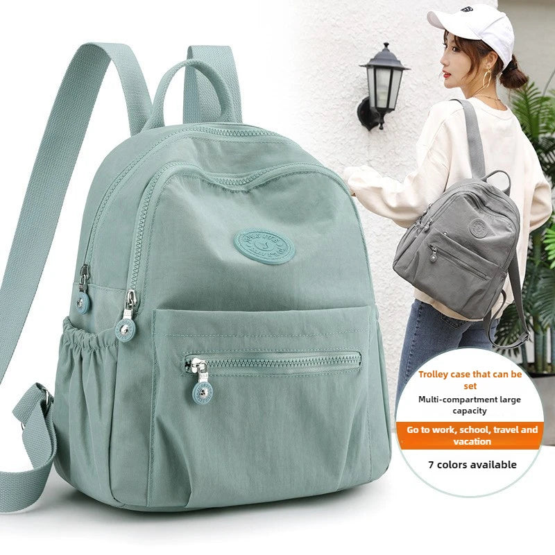Sac à Dos Femme en Tissu Oxford – Léger, Tendance & Résistant – Idéal Quotidien, Shopping, Sorties & Voyages