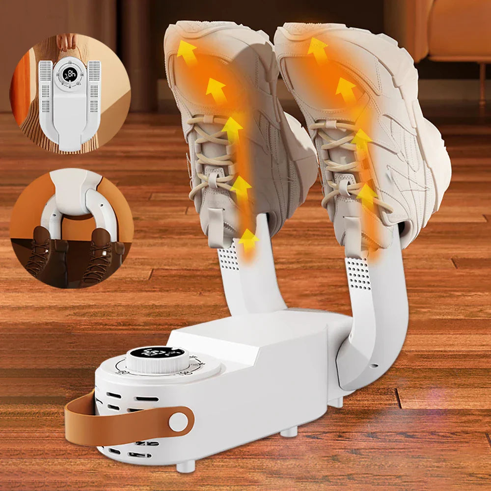 Sèche-Chaussures 220V Pliable - Stérilise & Désodorise