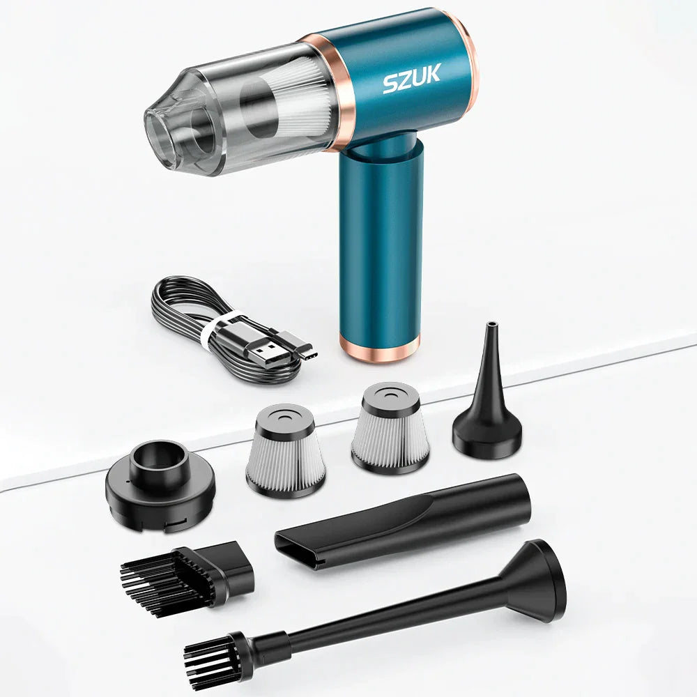 Aspirateur Bleu + 2 Filtres