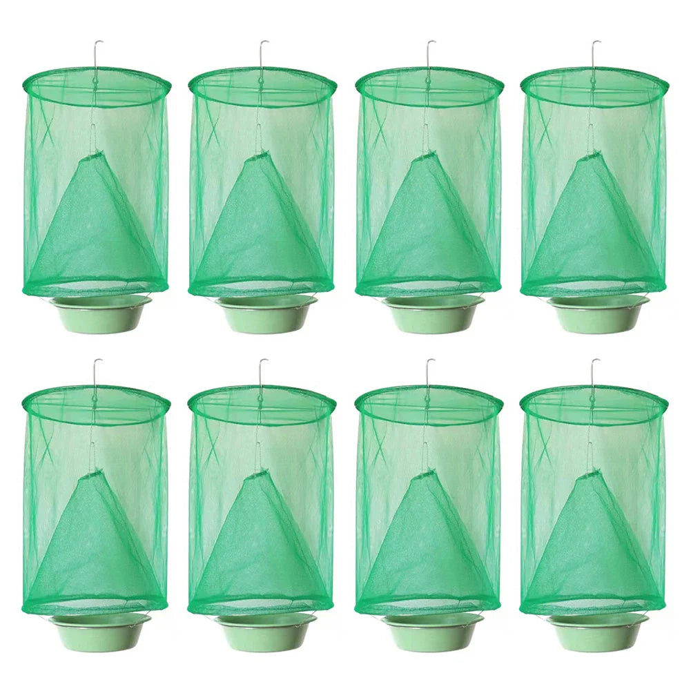 Lot de 4 pièges à mouches écologiques réutilisables