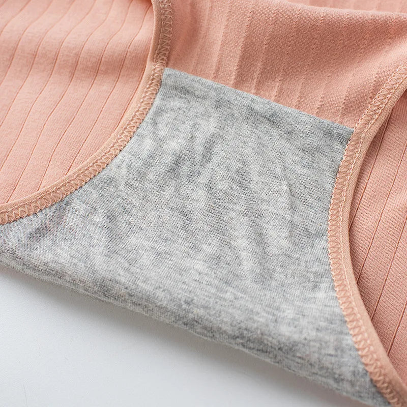 Lot de 7 Culottes en Coton Côtelé - Confort Intime