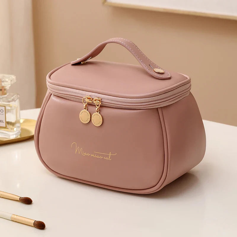 PU Leather Toiletry Bag - Practicality & Large Capacity