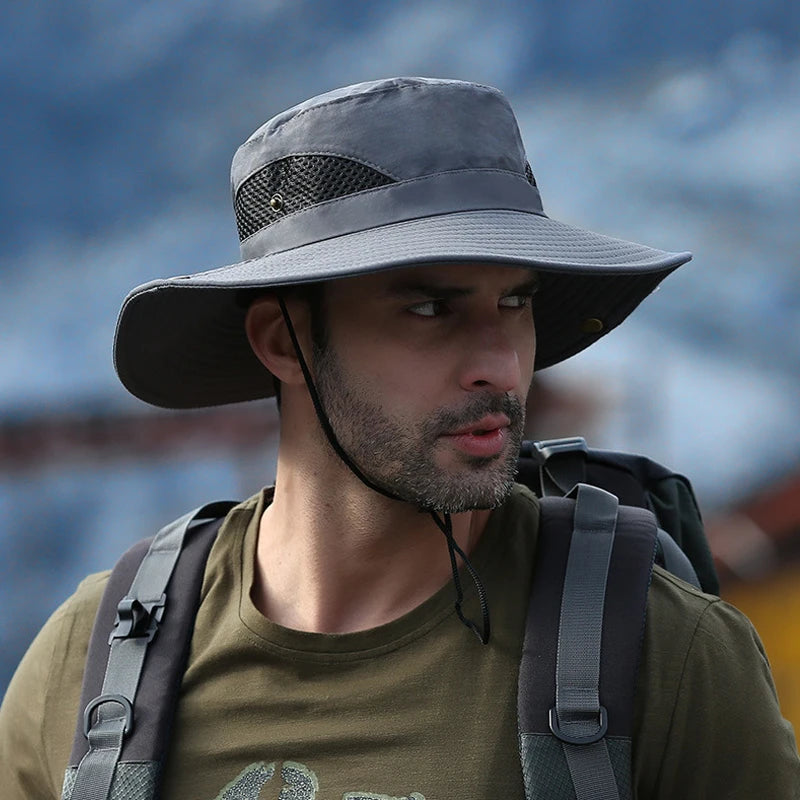Chapeau anti-UV UPF50+ — Respirant et confortable