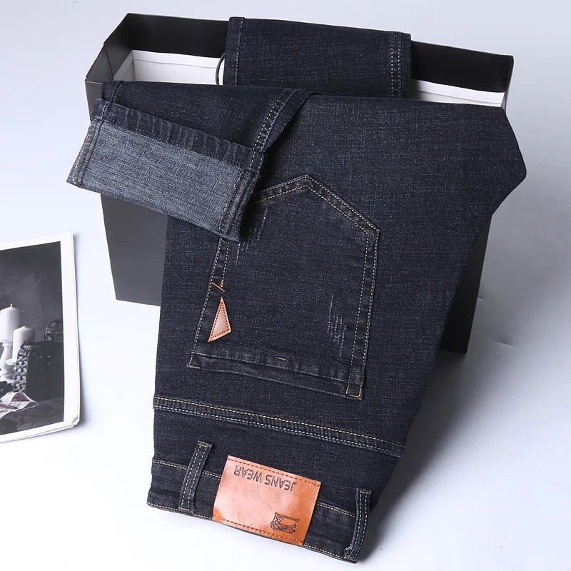 Jean Denim Coupe Droite Extensible - Homme
