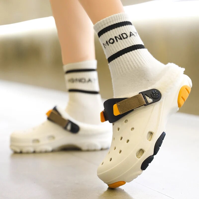 Sabots Fourrés Antidérapants