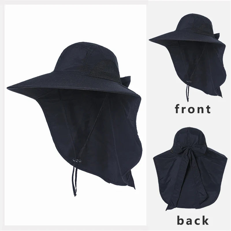 Chapeau d'été avec noeud papilon - Anti-UV à séchage rapide