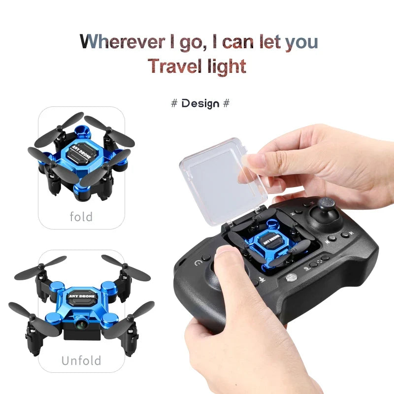 Mini Drone K04 Pliable avec Caméra 4K HD – Drone Compact pour Photographie & Vidéo Aérienne