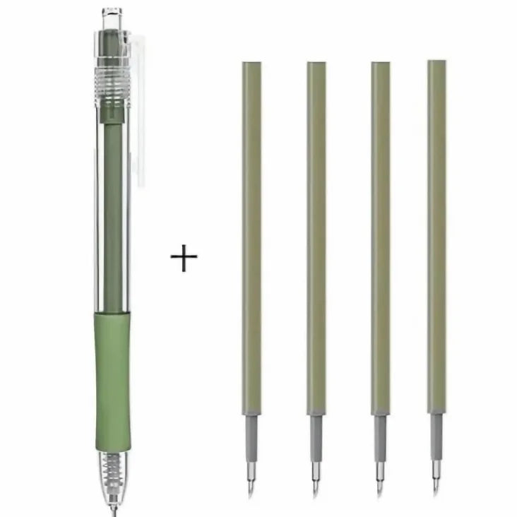 Stylo 2 en 1 Cutter Idéal pour Découpe de Papier - 4 Recharges OFFERTES