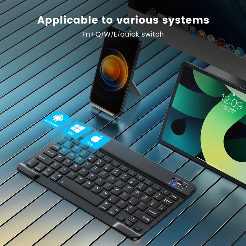 Mini Clavier et souris sans fil Bluetooth