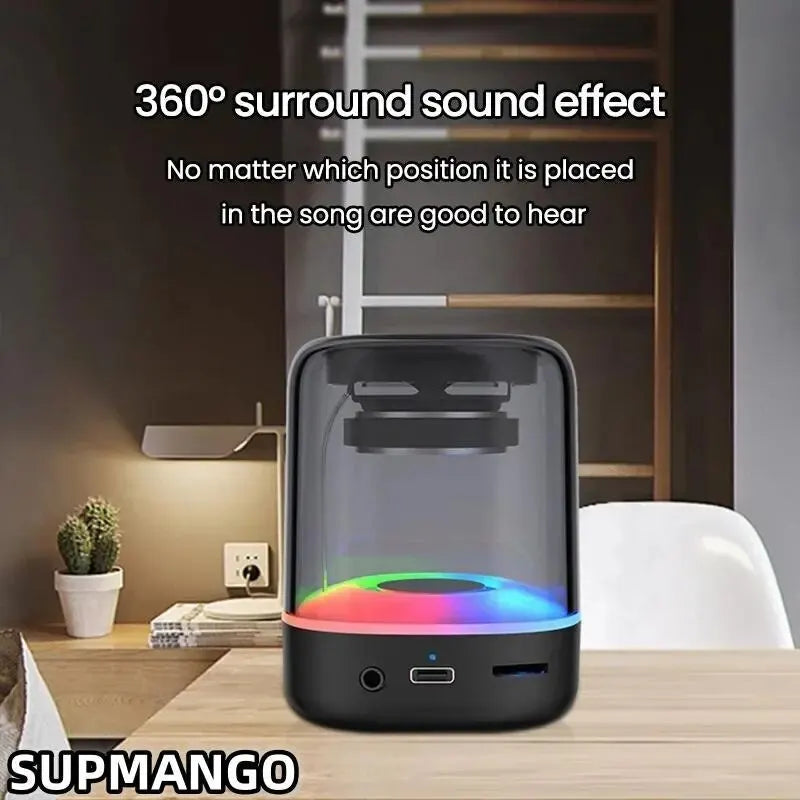 Mini enceinte bluetooth sans fil avec amplificateur Ă haut rendement