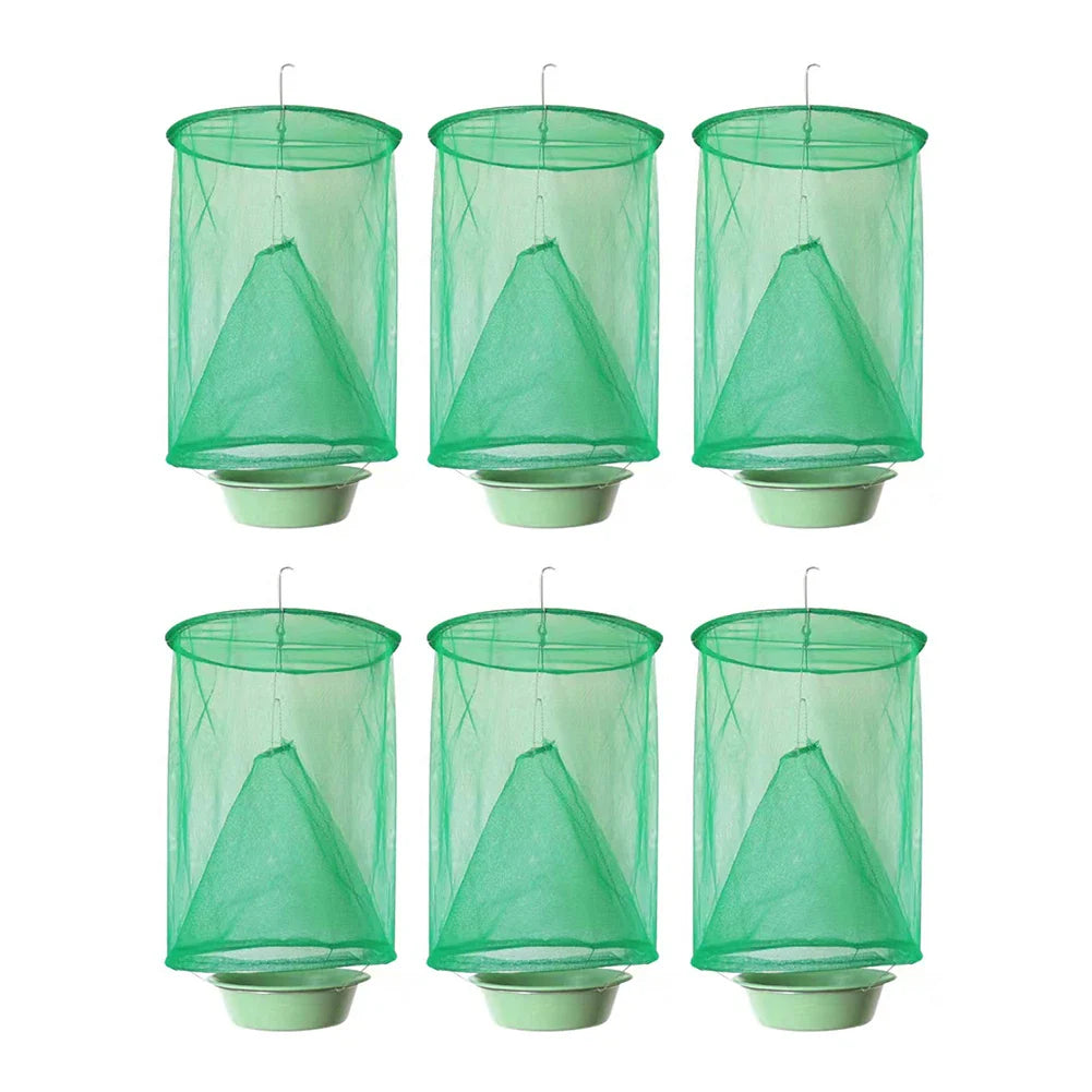 Lot de 4 pièges à mouches écologiques réutilisables