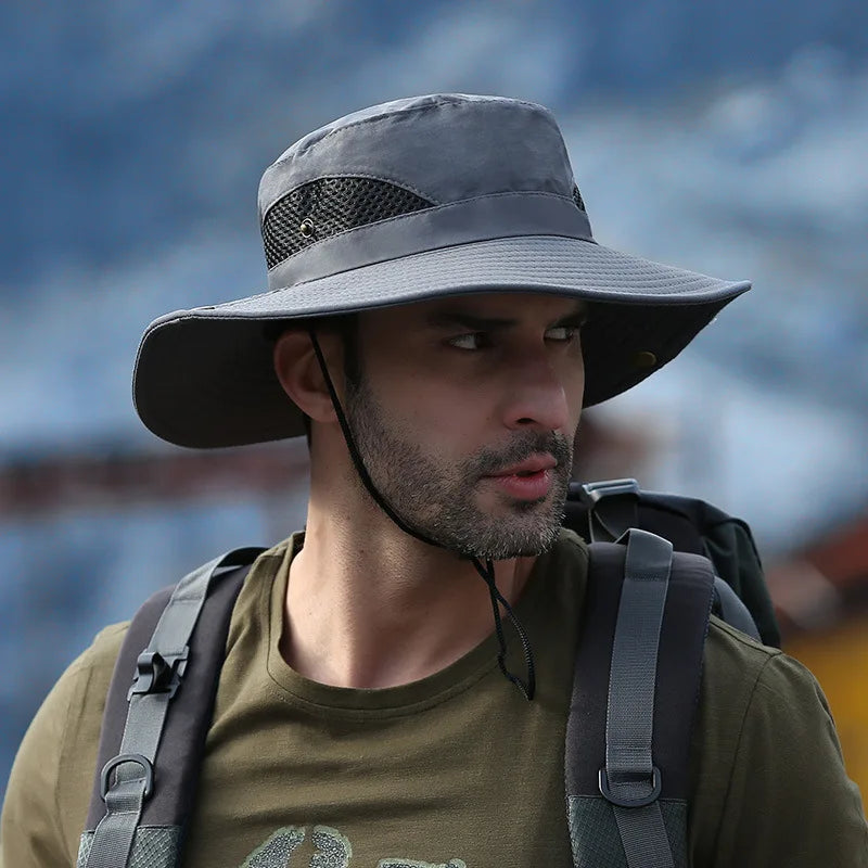 Chapeau anti-UV UPF50+ — Respirant et confortable