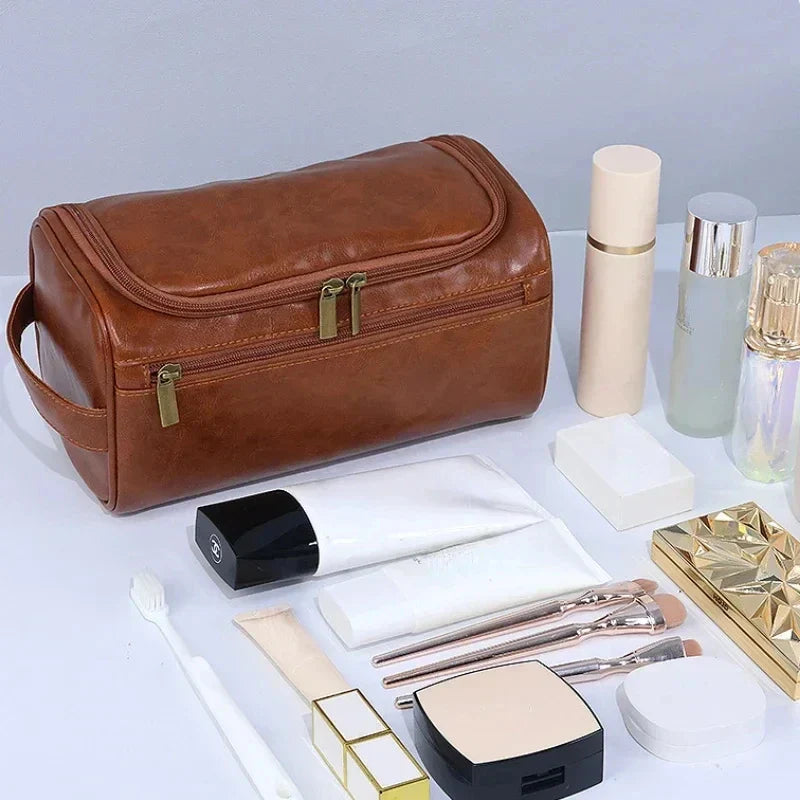 Trousse de Toilette Suspendue – Style Vintage & Pratique