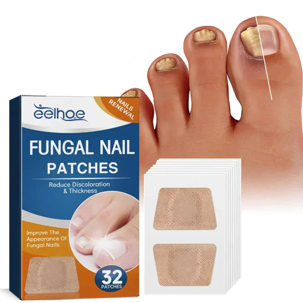 32x Patchs de Traitement Anti-Mycose pour Pieds