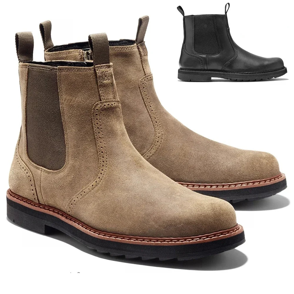 Bottines Chelsea en Daim