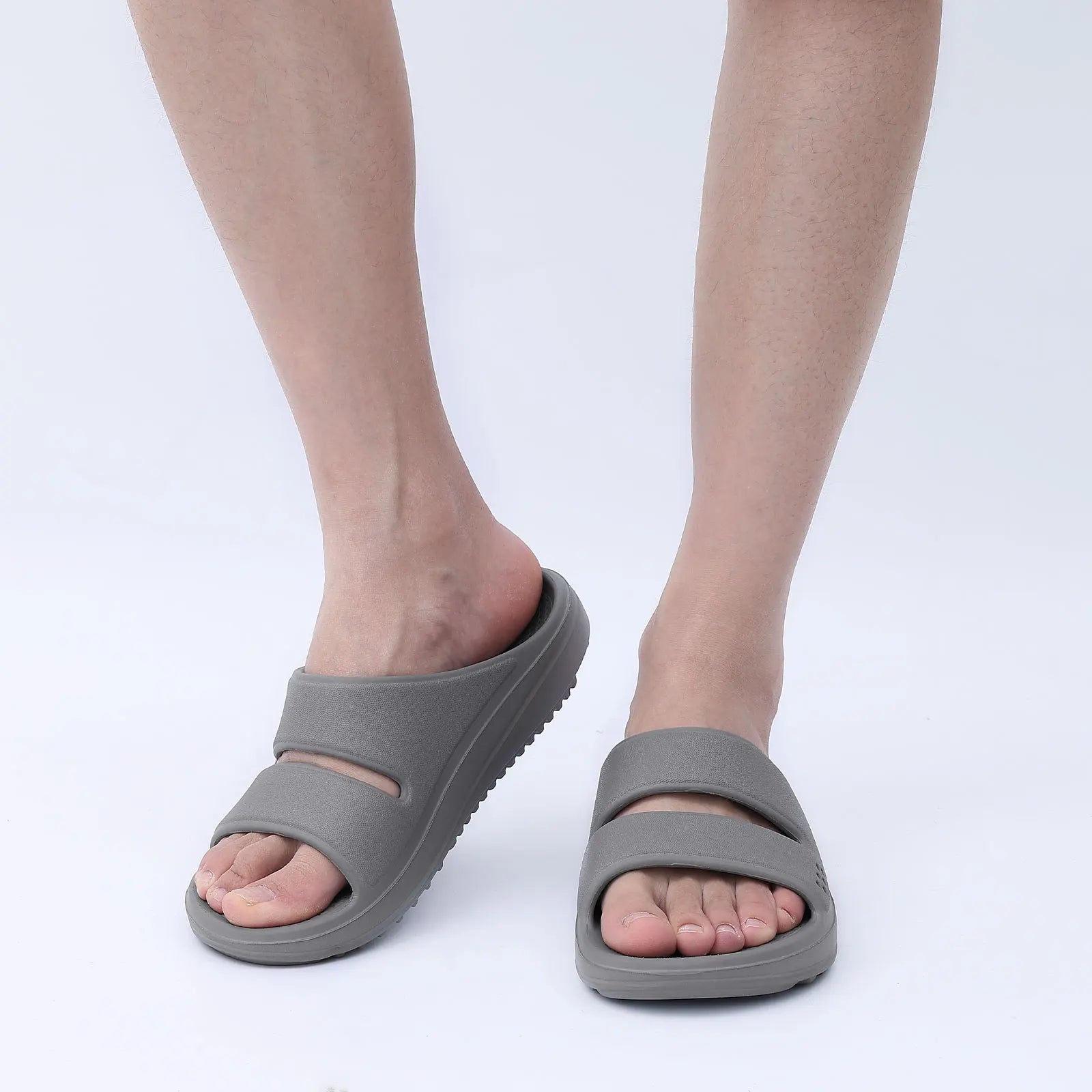 Sandales plates orthopédiques antidérapantes — femme, usage maison, plage et extérieur