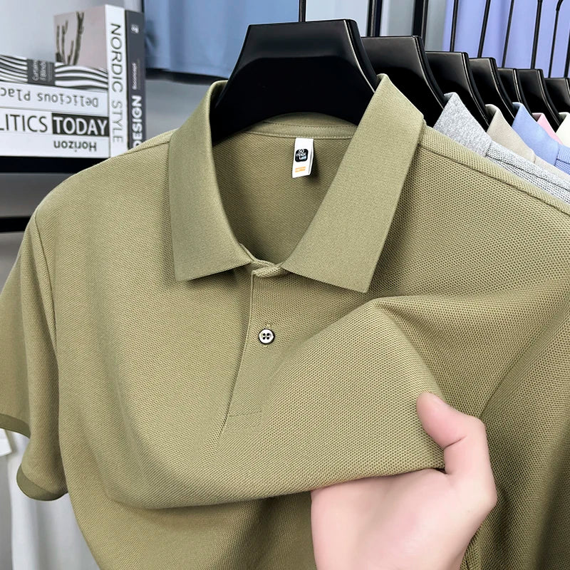 Polo Casual Chic en Coton Respirant Style Golf - Homme