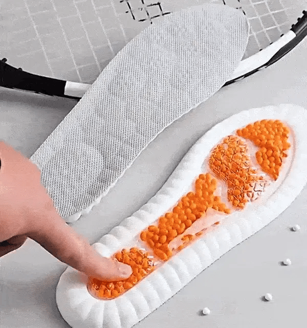 Semelles avec coussinets d'air - Mousse à mémoire de forme