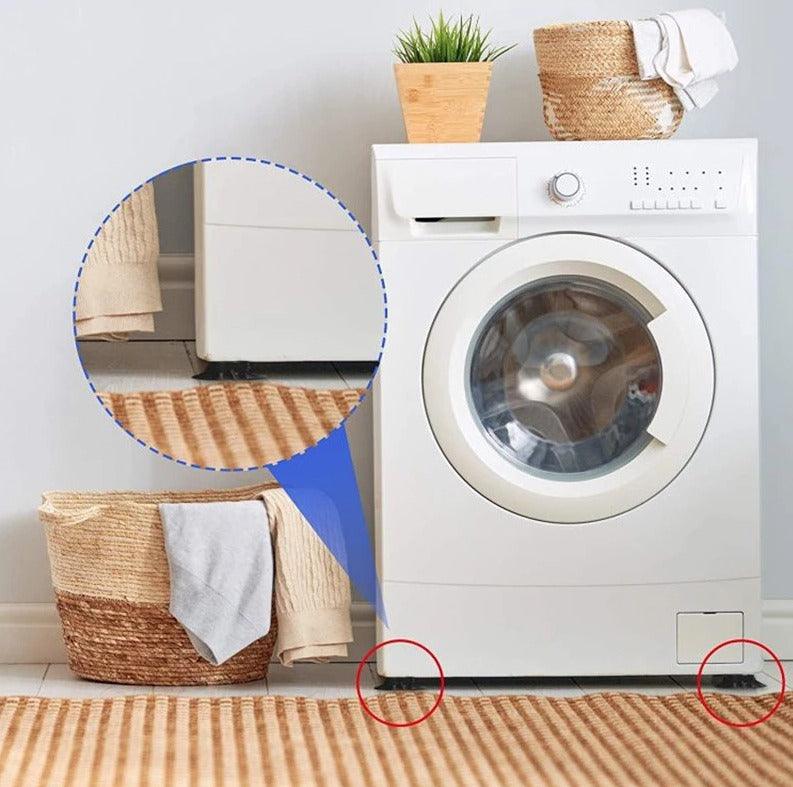 4x Coussins anti-vibrations pour machine à laver