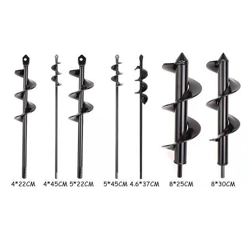 Tarière pour perceuse + Gants de jardinage griffes OFFERTS