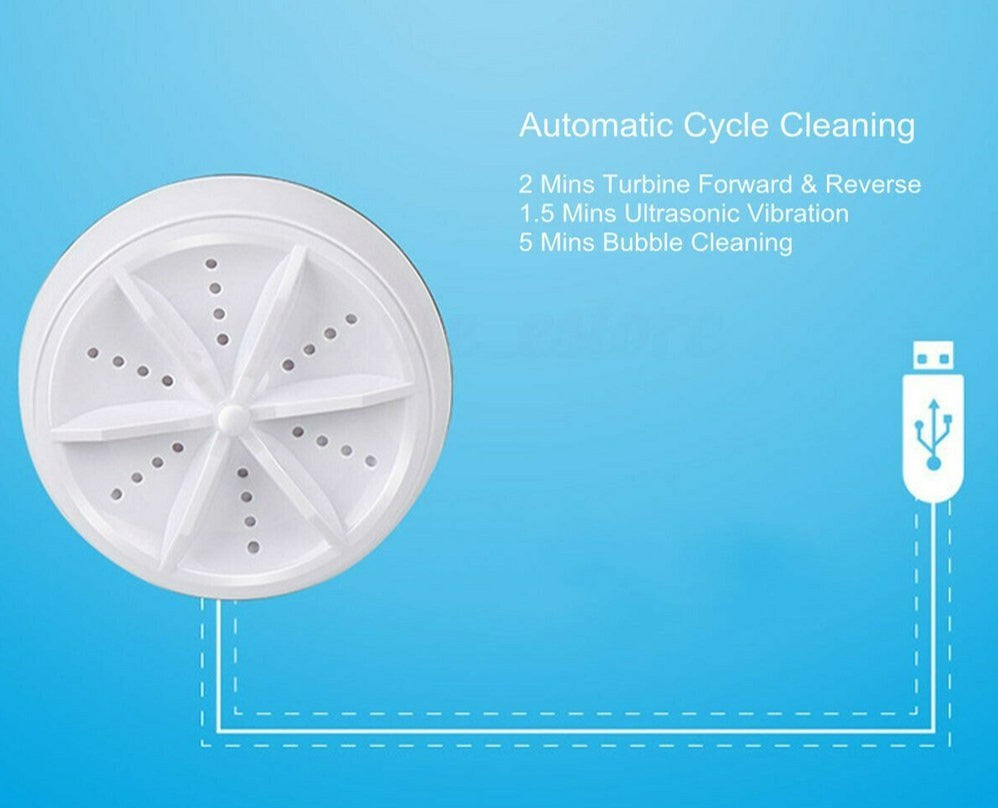 Nettoyeur ultrasonique portable 2en1