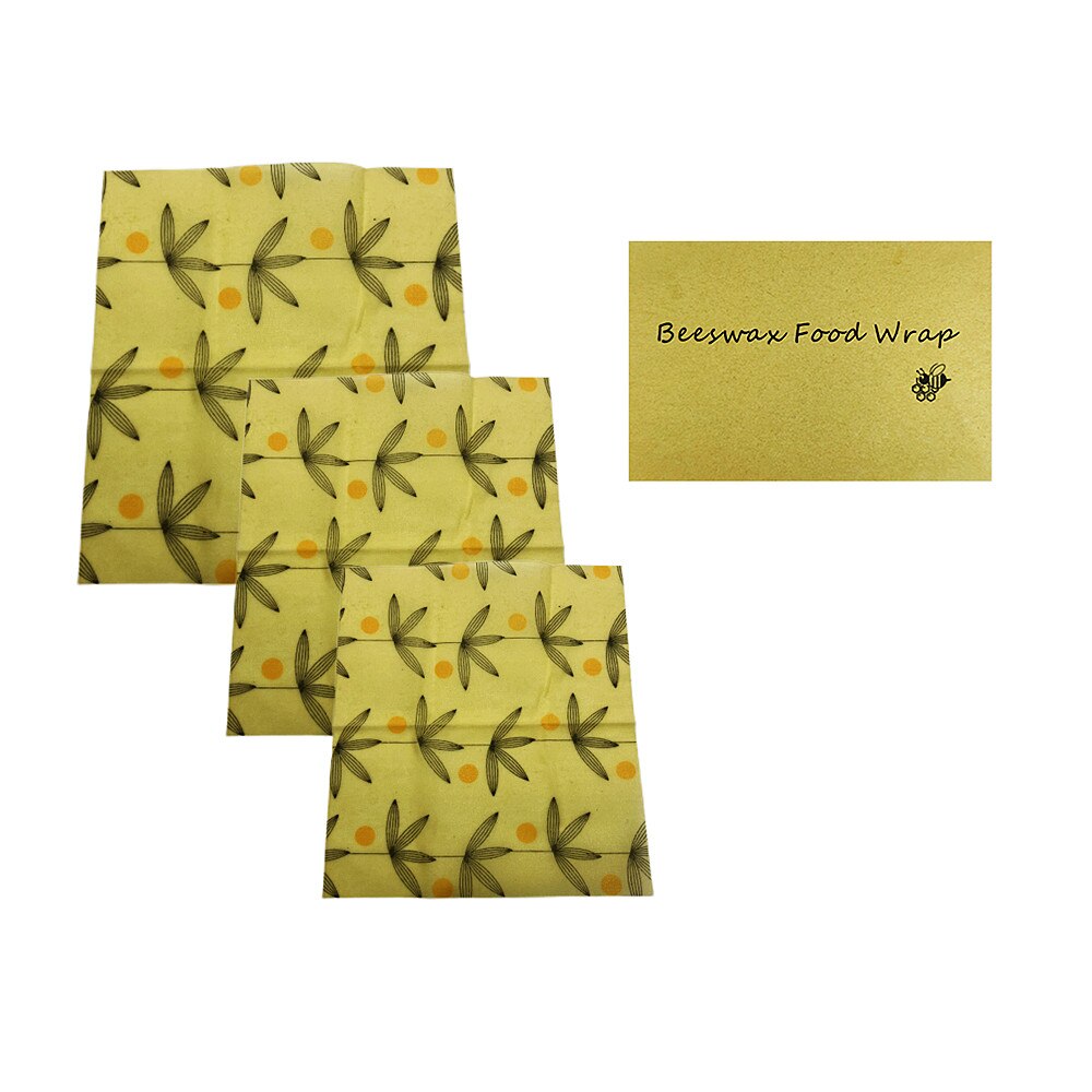 BEE WRAP - Lot de 3 Films alimentaires réutilisables