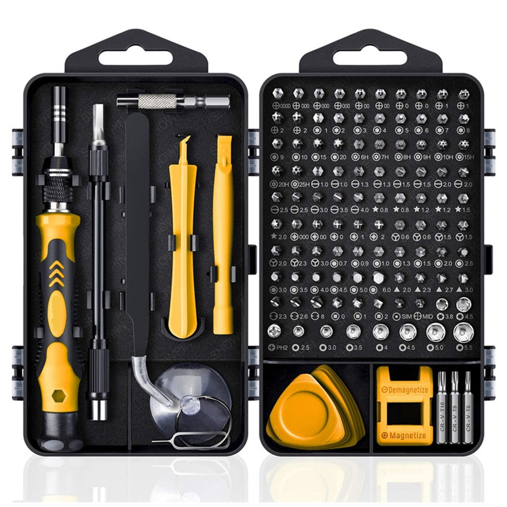 Kit De Tournevis Multifonctions 115 Pièces - Pour Téléphone, Ordinateur, électronique