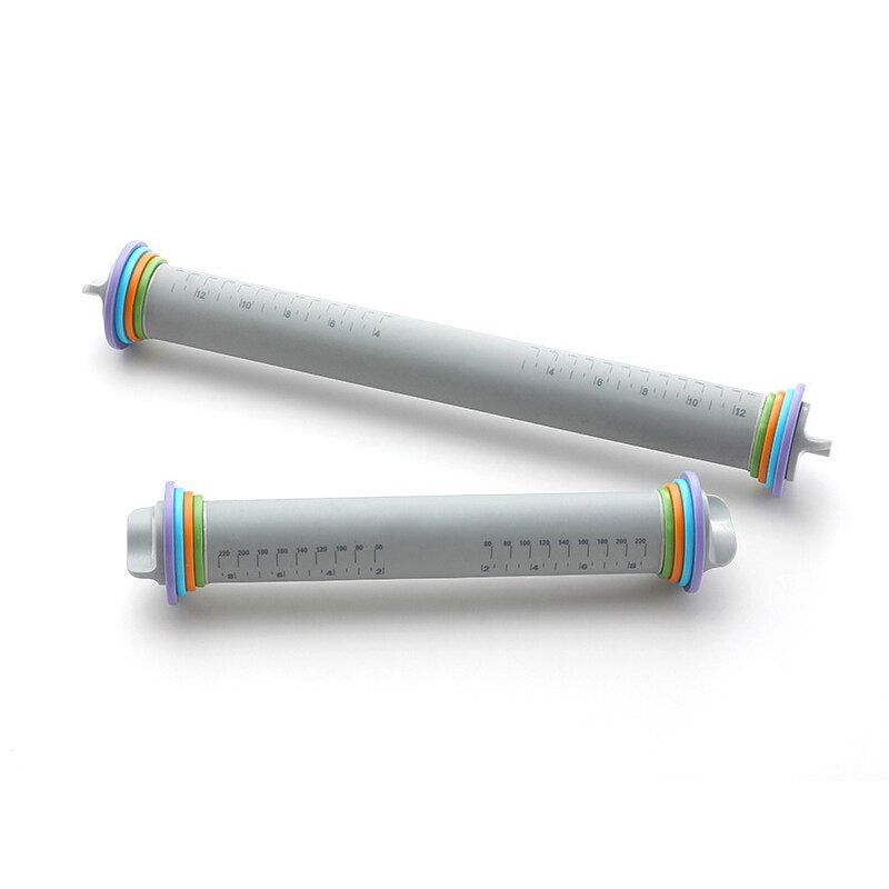 Rouleau à pâtisserie en silicone réglable