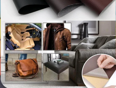 Lot de 2 Patchs autocollant de réparation en cuir