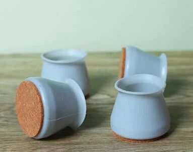 Lot de 16 Patin silicone antidérapant pour chaise et table