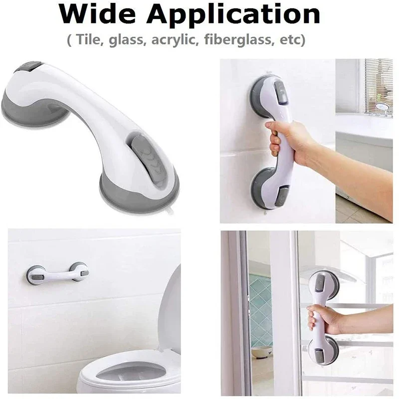 Barre d'appui à ventouse pour salle de bain - Livraison Offerte
