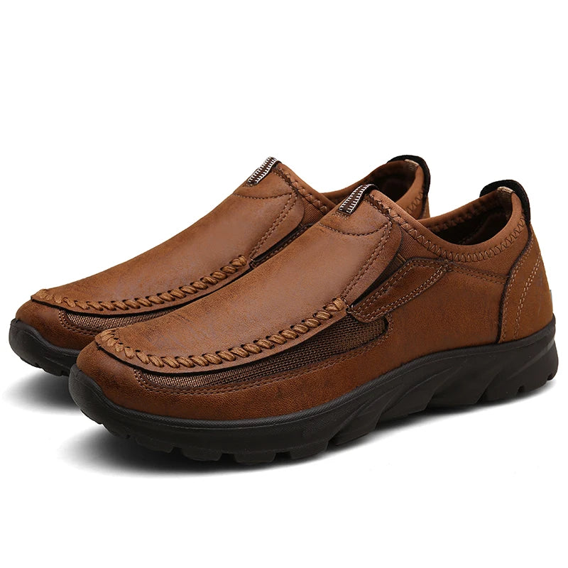 Chaussures Slip-on en Cuir PU - Homme