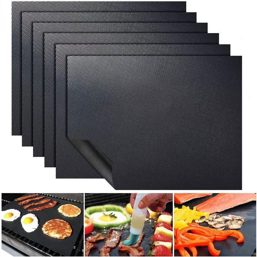 Lot de 2 Tapis de cuisson antiadhésif BBQ