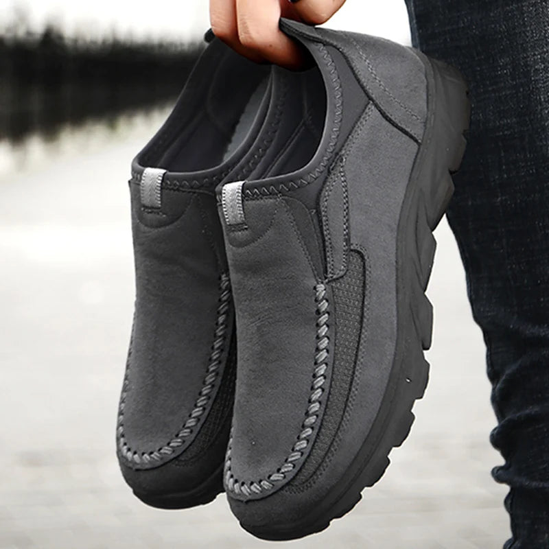 Chaussures Slip-on en Cuir PU - Homme