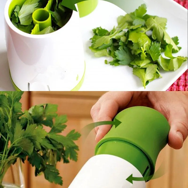 Hachoir Manuel pour Herbes et Épices – Coupe Persil, Coriandre, Piment...