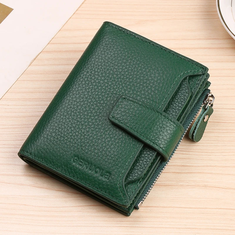 Portefeuille RFID en Cuir PU Grande Capacité