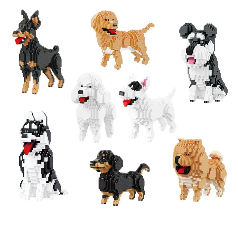 DoGy Bloks - Jouet Blocs de Construction Chiens